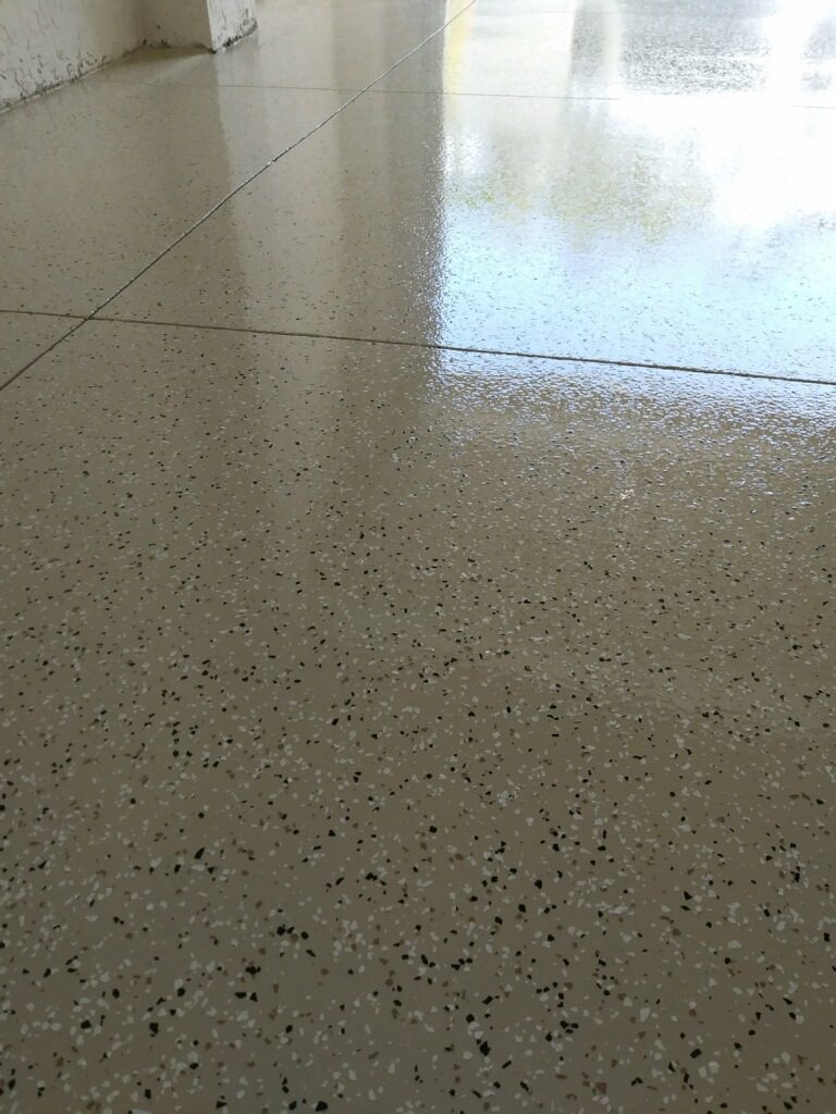 Epoxy Floor Coating | Above and Beyond Painting, Roof Cleaning and